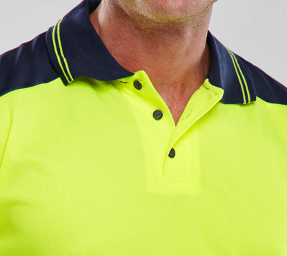 Beeswift Hi-Vis Two-Tone Polo Shirt - {ALL COLOURS / SIZES}