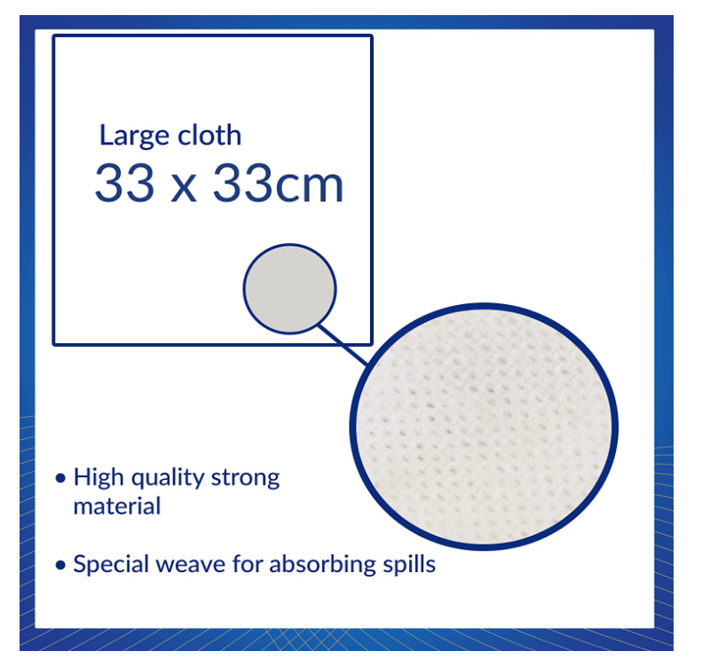 AF Safecloths 320x340mm Pack 50's - ONE CLICK SUPPLIES