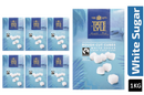 Tate & Lyle Rough Cut Fairtrade White Sugar Cubes 1kg - ONE CLICK SUPPLIES