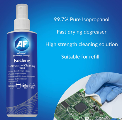 AF Isopropanol Cleaning Fluid 250ml ISO250 - ONE CLICK SUPPLIES