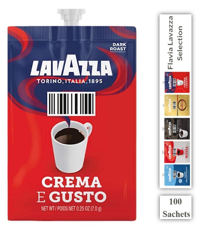 Flavia Lavazza Crema E Gusto Sachets 100's - ONE CLICK SUPPLIES