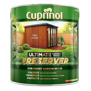 Cuprinol Ultimate Garden Wood Preserver RED CEDAR 4 Litre - ONE CLICK SUPPLIES