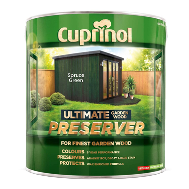 Cuprinol Ultimate Garden Wood Preserver SPRUCE GREEN 4 Litre - ONE CLICK SUPPLIES