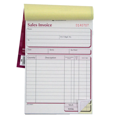 Pukka Sales Invoice 137x203mm Duplicate Book - ONE CLICK SUPPLIES