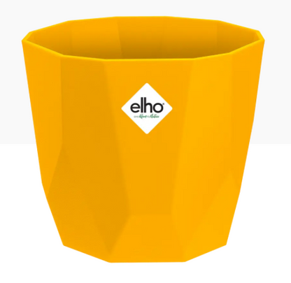 Elho b.For Rock Contemporary, Stylish & Modern Plant Pots 18cm OCHRE - ONE CLICK SUPPLIES