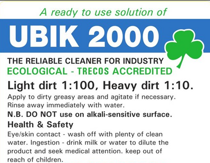 UBIK 2000 Universal Cleaner Concentrate, 5L by Janit-X - ONE CLICK SUPPLIES