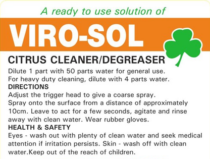 Viro-Sol All-Purpose Cleaner & Degreaser 5L by Janit-X - ONE CLICK SUPPLIES