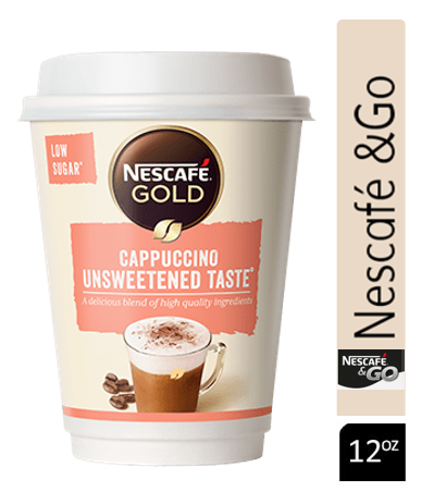 Nescafe &Go! Gold Cappuccino 8 x 12oz Cups - ONE CLICK SUPPLIES