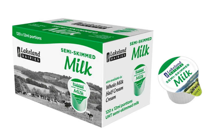 Lakeland Semi-Skimmed Milk Pots (Pack of 120) - ONE CLICK SUPPLIES