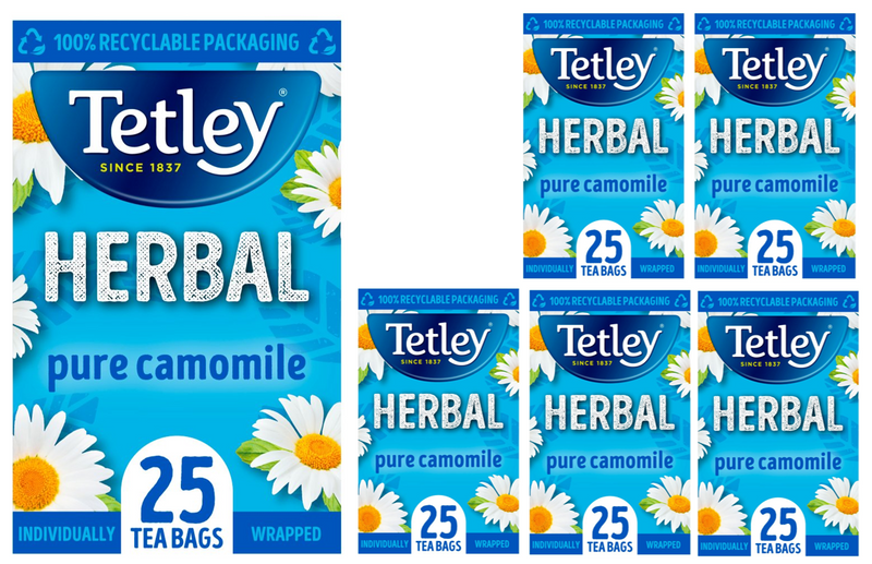 Tetley Camomile Individually Wrapped Envelopes 25's - ONE CLICK SUPPLIES