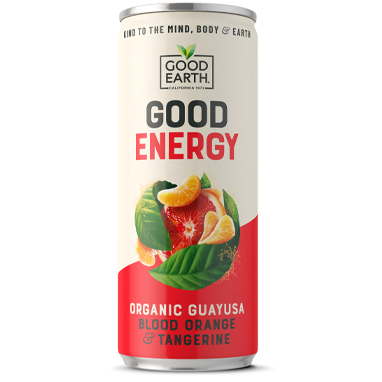 Good Earth Tea Co. Orange and Tangerine Good Energy Drink, 12 Cans of 250 ml Orange & Tangerine - ONE CLICK SUPPLIES