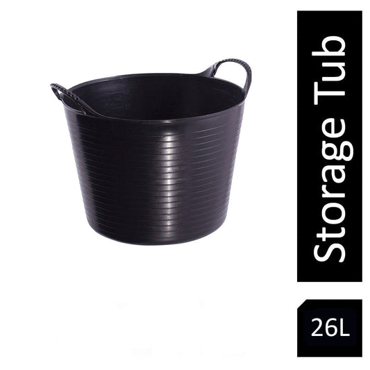 Red Gorilla {Tubtrug} Black Recycled Tub Medium 26 Litre - ONE CLICK SUPPLIES