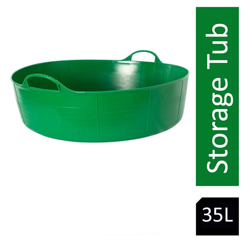 Red Gorilla {Tubtrug} Tub Green 35 Litre - ONE CLICK SUPPLIES