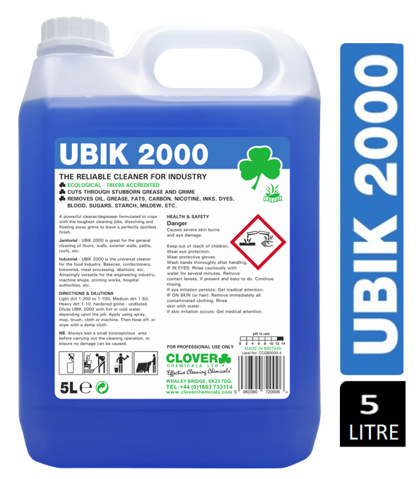 UBIK 2000 Universal Cleaner Concentrate, 5L by Janit-X - ONE CLICK SUPPLIES