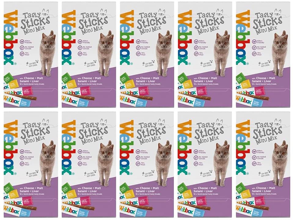 Webbox Cats Delight Mini Mix Sticks for Kittens 16’s - ONE CLICK SUPPLIES