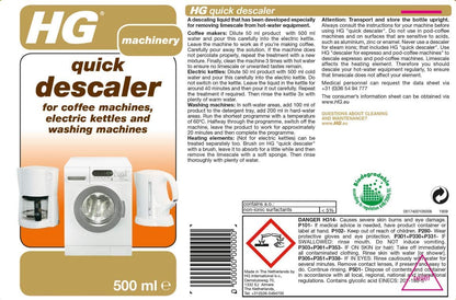 HG Quick Descaler 500ml - ONE CLICK SUPPLIES