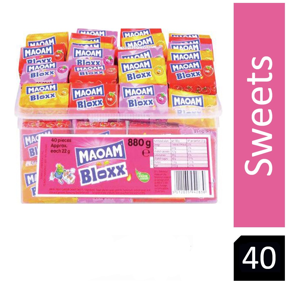 Haribo MAOAM Bloxx Tub 40's - ONE CLICK SUPPLIES