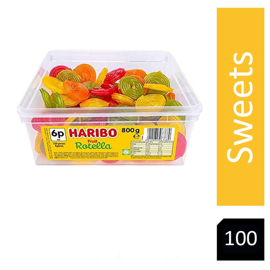 Haribo Rotella Sweets Tub 100's - ONE CLICK SUPPLIES