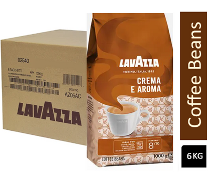 Lavazza Crema e Aroma Coffee Beans 1kg {Brown} - ONE CLICK SUPPLIES