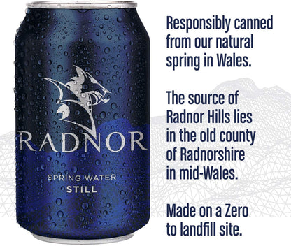 Radnor Hills Spring Still Water Cans 24x330ml - ONE CLICK SUPPLIES