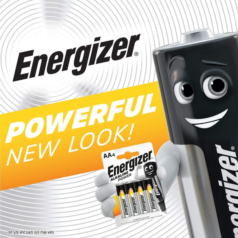 Energizer AA Alkaline Power Home Batteries Pack 24's - ONE CLICK SUPPLIES