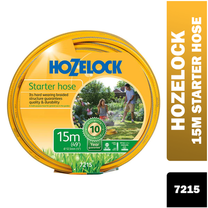 Hozelock 15m Starter Gardening Hose - 7215 - ONE CLICK SUPPLIES