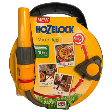 Hozelock New Lightweight Micro Compact for Easy handling, Hose Reel 10m. - ONE CLICK SUPPLIES