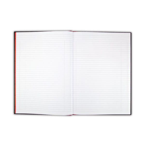 Black n' Red Notebook Smart Ruled Casebound 90gsm A4 Ref 100080428 - ONE CLICK SUPPLIES