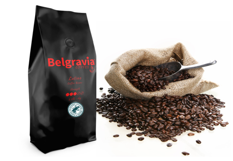 Belgravia Blends 3 x 1kg Bean Selection & 50 FREE Belgravia 12oz Cups