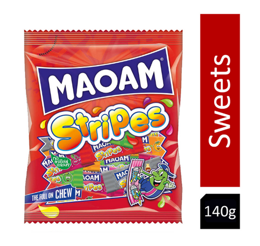 Haribo Maoam Stripes 140g Bag