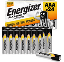 Energizer AA Alkaline Power Home Batteries Pack 24's - ONE CLICK SUPPLIES