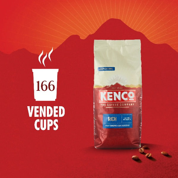 Kenco Rich Instant Coffee Vending Bag 300g Pack - ONE CLICK SUPPLIES