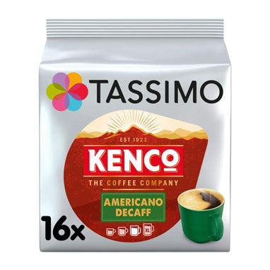 Tassimo Kenco Decaffeinated Coffee Pods (Pack of 16) 4041303 - ONE CLICK SUPPLIES