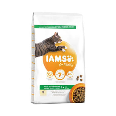 IAMS for Vitality dry cat food with chicken - dry food for cats aged 1-6 years, 800g - ONE CLICK SUPPLIES