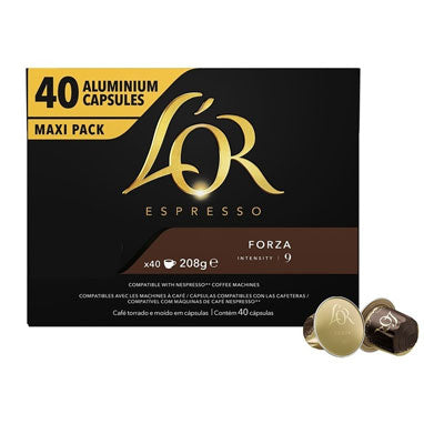 L'Or Forza 40's (Nespresso Compatible Coffee Pods) - ONE CLICK SUPPLIES