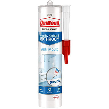 UniBond Anti Mould White Silicone Sealant 274ml - ONE CLICK SUPPLIES