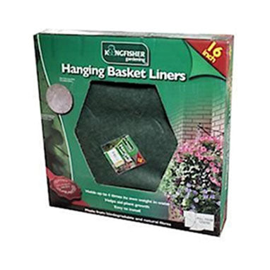 Kingfisher 16inch Hanging Basket Liner - ONE CLICK SUPPLIES