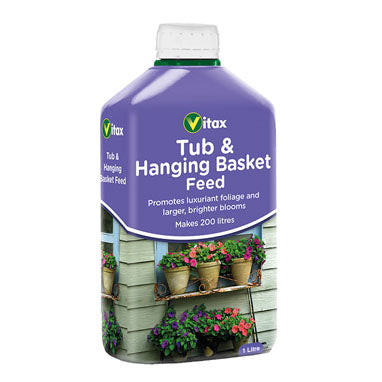 Vitax Tub & Hanging Basket Feed 1 Litre - ONE CLICK SUPPLIES