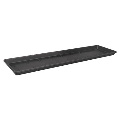 Elho Black Trough Saucer 60cm - ONE CLICK SUPPLIES