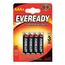 Eveready AAA Super Heavy Duty Pack 4's - ONE CLICK SUPPLIES