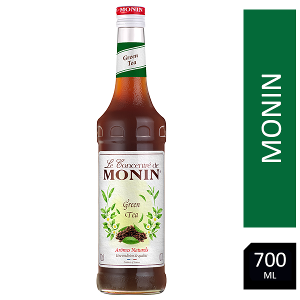 Monin Green Tea Coffee & Cocktail Syrup 700ml (Glass)