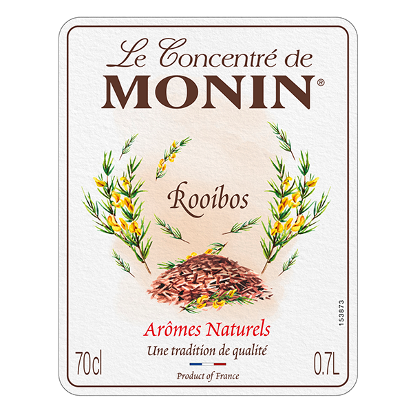 Monin Rooibos Tea Coffee & Cocktail Syrup 700ml (Glass)