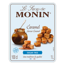 Monin Sugar Free Caramel Coffee Syrup 1 Litre (Plastic Bottle)