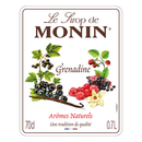 Monin Grenadine Cocktail Syrup 700ml (Glass Bottle)