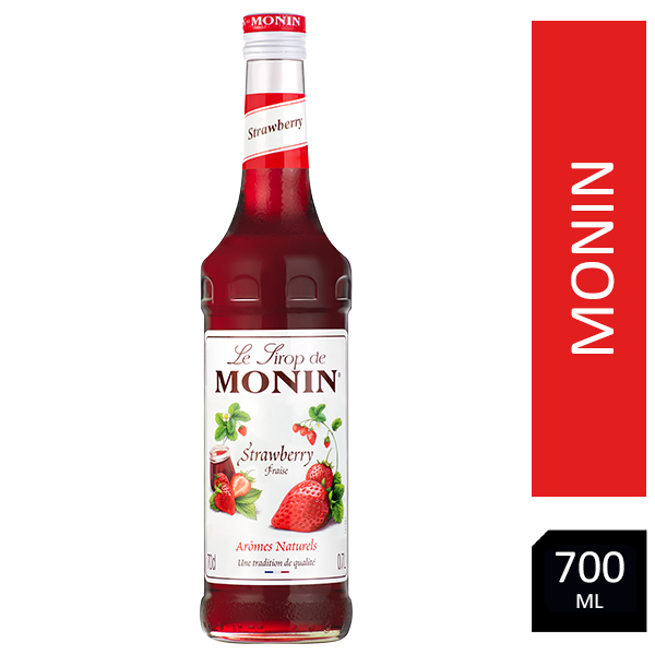 MONIN Strawberry / Fraise Coffee Syrup 700ml (Glass Bottle)