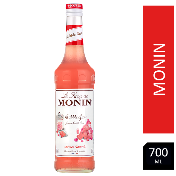 MONIN Bubblegum Cocktail Syrup 700ml (Glass Bottle) Discounted Pump Offer