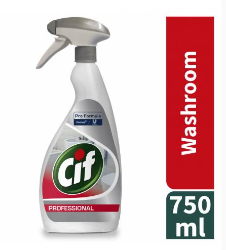 Cif Professional 2-in-1 Washroom Cleaner 750ml - ONE CLICK SUPPLIES