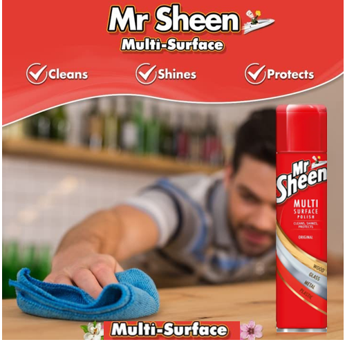 Mr Sheen Multi Surface Polish Aerosol Professional 250ml 3175247 - ONE CLICK SUPPLIES