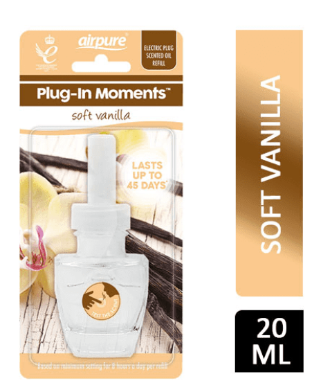 Airpure Plug In Moments Soft Vanilla Refill 20ml - ONE CLICK SUPPLIES