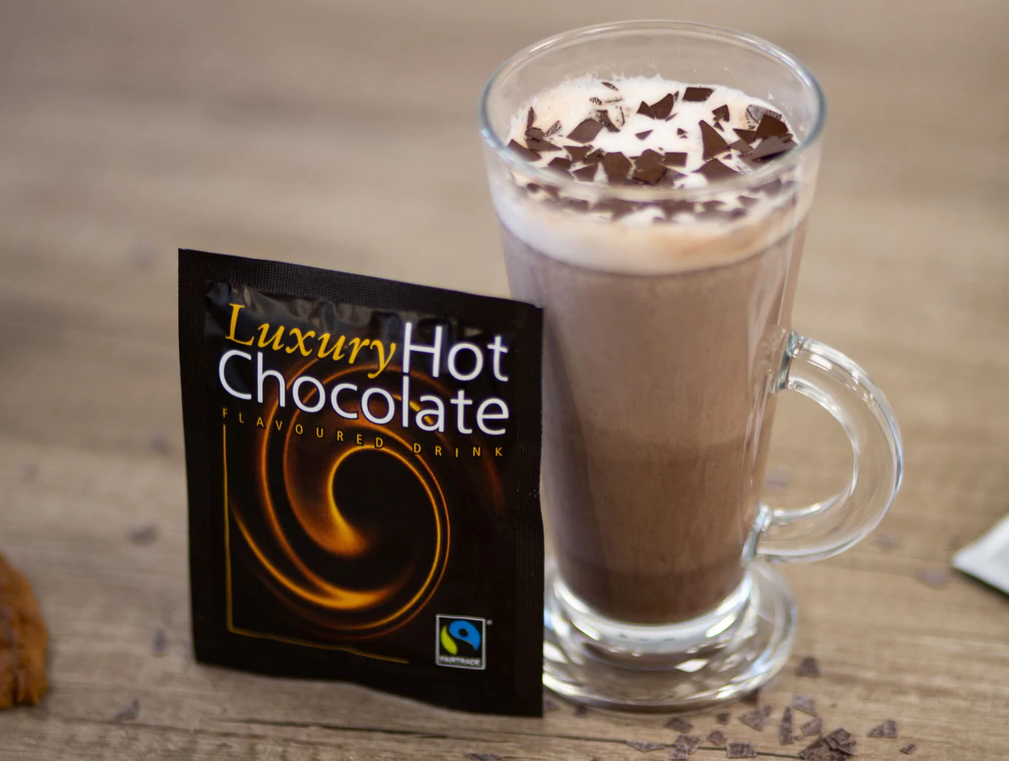 Fairtrade Luxury Hot Chocolate Sachets 100's - ONE CLICK SUPPLIES